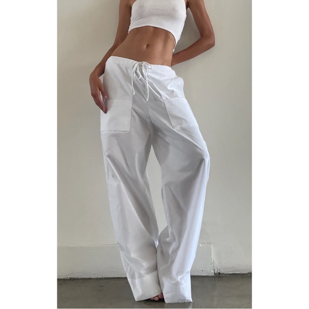 Local European Wide Leg Multi Pocket Pant
